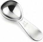 18/8 Stainless Steel Coffee Measuring Spoon 2 Tablespoon Coffee Scoop Short Handle Measuring Spoon for Ground Coffee Tea Sugar Flour Exact Measuring Spoons (30ml)