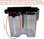 (4 pack) 162416-000-000 Silicone tube Milk Frothing Silicone Pipe Tube Compatible for Mr Coffee BVMC-ECMP1000 BVMC-ECMP1000RB BVMC-ECMP1102 BVMC-ECMP1106 Espresso Maker Milk foam straw