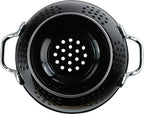 Calypso Basics by Reston Lloyd Powder Coated Enameled Colander, 1 Quart, Black