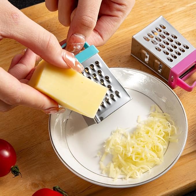 Purple Vegetables Shredder Easy To Use Convenient Stainless Steel Rust Resistant Safe Cheese Grater Kitchen Gadgets，Graters, Peelers and Slicers