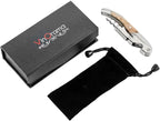 Waiters Corkscrew Wine Opener Rosewood Handle 3-in-1 Beer Bottle Opener and Foil Cutter, The Best Choice of Professional Waiters and Bartenders Around the Globe