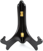 Fox Run Black vertical-plate-holders, 8-Inch, Wood