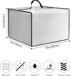 Coffee Maker Cover for Technivorm Moccamaster 53930 KBGV 10-Cup Coffee Machine 40OZ Heavy Duty Thickened Waterproof Protective Nylon Case,Black (Silver)