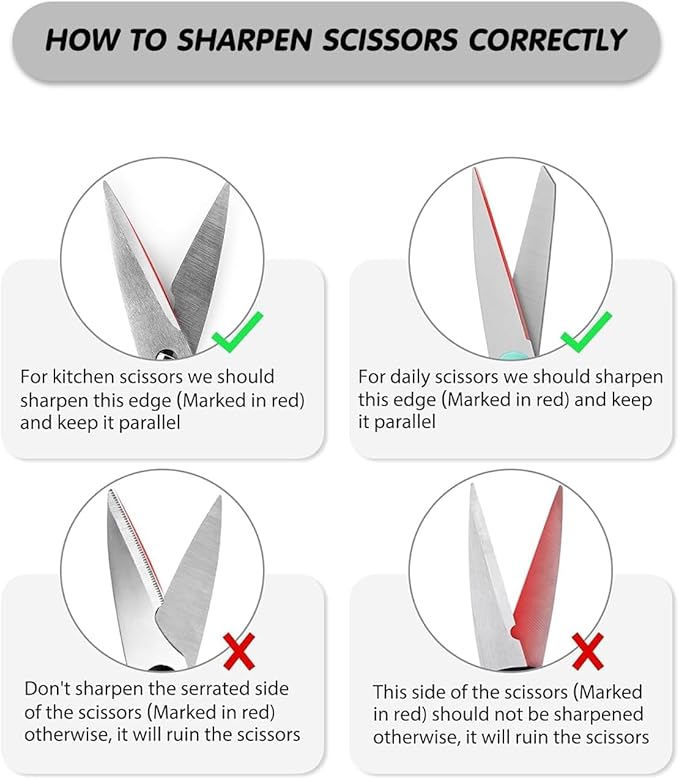 4-In-1 Kitchen Knife Sharpener, Multi-Functional Knife Sharpening Kit, Stylish Kitchen Accessories Suitable For Kitchen Knives, Chef Knives, Precision Knives And Scissors