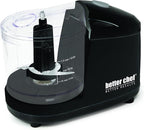 Better Chef 1.5-Cup Mini Food Processor | Stainless-Steel Blade | Pulse Switch (Black)