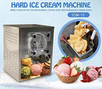 Kolice Commercial Desktop Hard ice Cream Machine, Counter top Hard ice Cream Maker, Ice Cream Machine, Snack Food Machine for Restaurant, Snack Bar, Ice Cream Shop