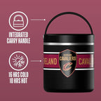 Hydrapeak x NBA Officially Licensed Cleveland Cavaliers 25oz Stainless Steel Vacuum Insulated Thermos Food Jar with Handle, Wide Mouth Leak-Proof Soup Thermos for Adults, 10 Hours Hot & 16 Hours Cold
