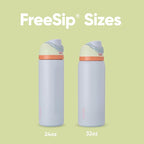 Owala FreeSip Insulated Stainless Steel Water Bottle with Straw for Sports, Travel, and School BPA-Free Sports Water Bottle, 32 oz, Beach House