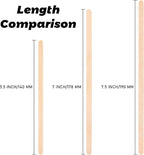 ANTETOK Wooden Coffee Stirrers - Coffee Stir Sticks 7.5 Inch,100pcs Disposable Birch Wood Coffee/Beverage Stirrers,Swizzle Drink Sticks,Coffee Bar Accessories