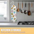 Insect Beetle Plastic Bag Holder, Wall Mount Grocery Bag Holder, Plastic Storage bag, Pull Rope Free Adjustment, Plastic Bag Holders for Grocery Bags, Plastic Bag Dispenser for Home Kitchen