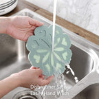 Set 4 Silicone Trivet Mat - Hot Pot Holder Hot Pads for Table & Countertop - Trivet for Hot Dishes - Non-Slip & Heat Resistant Modern Kitchen Hot Pads for Pots & Pans, Assort 4 Colors