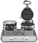 Waring Commercial WW300BX Double Side by Side Belgian Waffle Maker, Coated Non Stick Cooking Plates, Produces 75 Waffles Per Hour,208V, 2700W, 6-15 Phase Plug