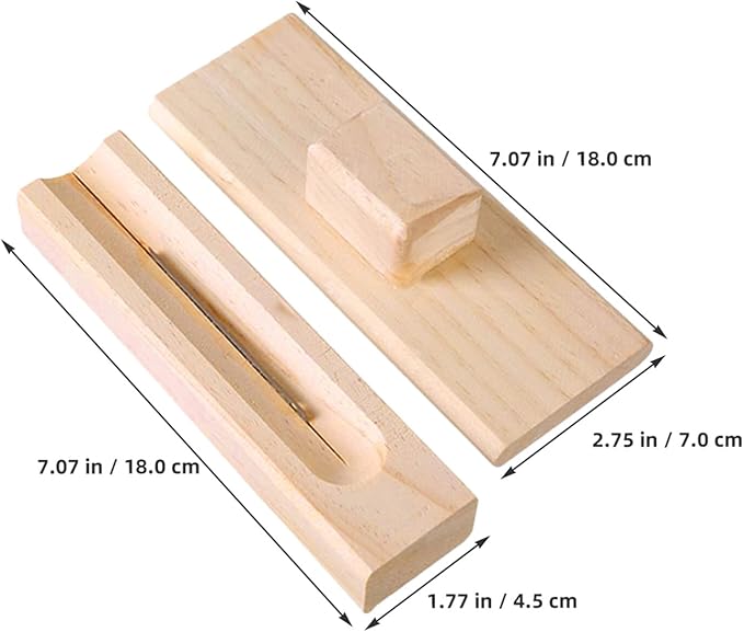 BETOOKY 2pcs Stainless Steel Chestnut Sheller and Pecan Cracker Set with Wooden Handle, Manual Nut Cracking Tool for Macadamia and Walnut, Kitchen Specialty Gadget for Home Cooking
