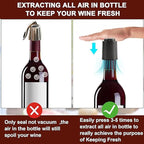2 PACK Vacuum Wine Stopper with 2 PACK Wine Foil Cutter Tool, Wine Bottle Stoppers, Reusable Wine Preserver Keep Fresh, Perfect Wine Accessory Gift for Wine Lovers