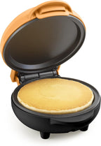 Nostalgia MyMini Personal Electric Griddle, Nonstick Griddle Perfect for Keto & Low-Carb Diets, Eggs, Omelets, Pancakes, Breakfast Sandwiches, Orange