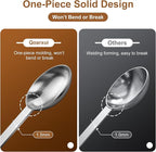 2PCS Coffee Scoop Spoons, 15ML (1 Tablespoon) Stainless Steel Measuring Spoons with Long Handle, Durable Coffee Scoopers for Ground Coffee, Tea and Baking Powder