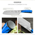 FULLHI Knife Set, 14pcs Japanese Knives Set, Multiple Colour Premium German Stainless Steel Chef Knife Set