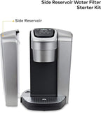 Starter Kit Replacement 2.0 Coffee Maker - for Keurig Parts Includes Side Reservoir Filter Holder and 1 Pack Water Filter Cartridges (Clear)