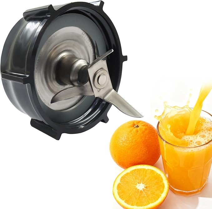 1 Set Replacement Blender Blade, Ice Crusher Base Cap Two Rubber O Ring Gasket, Compatible Accessory Kit for Oster Osterizer Blenders