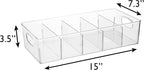 ClearSpace Plastic Pantry Organization and Storage Bins with Removable Dividers – XL Perfect Kitchen / Refrigerator/ Cabinet Organizers, 2 Pack