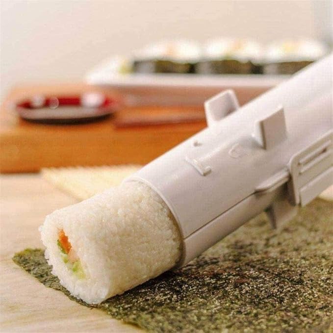 12pcs Sushi Bazooka Sushi Maker Mold Plastic Rice ， Sushi Maker Rice Vegetable Meat Diy Sushi Making Kit Machinekitchen Utensils