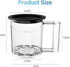 KF-2501 20 oz Pint Replacement Container Cup with Storage Lid for Frozen Treat Makers, Extra Pint for Ice Cream/Gelato/Sorbet Bases, Freezer Storage, Single-Batch Prep (1-pack)
