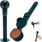 2Pcs Coffee Scoop & Funnel for Reusable K-Cup Pods, 2Tbsp Dosing Spoon, 51mm Espresso Tamper, BPA-Free PCTG, Dishwasher Safe, for Espresso Machines, Coffee/Protein Powder, Jade Green, 2 Models A&B