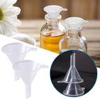 6Pcs Mini Clear Plastic Funnel for Bottling Cosmetics, Liquids, and Oil Filling - Small Funnel for Easy Transfer of Essential Oils and Perfumes, Specialty Tools Gadgets