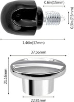 Hub Attachment Cap & Fixing Attachment Screw Compatible with KitchenAid 4.5&5 Quart Tilt-Head Stand Mixers