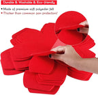 BYKITCHEN Larger & Thicker Pan Protectors, Set of 12 and 3 Different Sizes, Felt Pot Pan Separators, Pot Dividers Savers for Stacking and Protecting Your Cookware