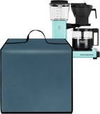 Coffee Maker Cover for Technivorm Moccamaster 53930 KBGV 10-Cup Coffee Machine 40OZ Heavy Duty Thickened Waterproof Protective Nylon Case,Black (Blue)
