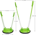 Baggy Rack Hands-Free Clip Food Storage Freezer Baggy Holder Pack 3 Green