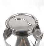 304 Stainless Steel Milk Can Large 12L-60L Capacity Milk Bucket Ice Buckets Bar Tools Wine Pail Bucket Milk Can Tote Jug with Sealed Lid Heavy Duty for Milk and Wine Liquid Storage (60L)