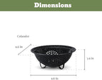 Granite Ware Enamel-on-steel 12-Piece Canner Kit, Includes 21.5 qt. Water Bath Canner with lid, Jar Rack, Blancher, Colander & 5 pc. Canning Tool Set