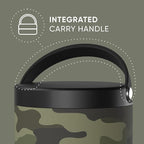 Hydrapeak 32oz Stainless Steel Vacuum Insulated Food Jar | for Hot Food and Cold Food, Wide Mouth Leak-Proof Soup for Adults, 10 Hours Hot and 16 Hours Cold (Camo)