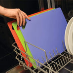 Chef's Vision Flexible Cutting Mats - Set of 6 Non-Slip, Color-Coded Kitchen Mats - 15' x 12' Flexible Cutting Boards for Safe, Easy Food Preparation