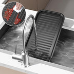 Aoran Electric Smokeless Grill, 1800W Nonstick Indoor Griddle Pan, Multifunctional Skillet for Frying, Baking, Stewing, Easy to Clean, Adjustable Temperature, Family-Sized 19.6'' x 9'' Cooking Area