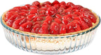 10 Inch Glass Deep Pie Dish for Baking Glass Baking Dish Clear and Durable Oven Baking Pie Pan Quiche Baking Dish Deep