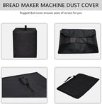 Bread Maker Machine Cover for Cuisinart Bread Maker Machine, Heavy Duty Waterproof Protective Bread Machine Cover Compatible for Cuisinart Compact and Automatic Bread Maker Machine CBK-110P1 (Black)