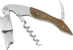 ELEGANTZ Wine Bottle Opener Set – Premium Corkscrew with Foil Cutter & Beer Bottle Opener – Ergonomic Wooden Handle for Smooth Cork Removal – Sommelier Accessories Gift for Wine Lovers