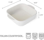 Mikasa Italian Countryside Square Casserole Baker, 9 Inch