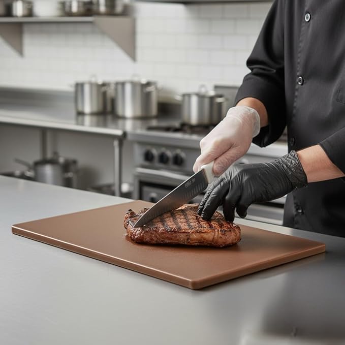 TrueCraftware- Cutting Boards for Kitchen 18" X 12" X 1/2” Assorted Colors Set of 6- Color Coded Durable Kitchen Cutting Board Chopping Board Non Slip Cutting Mat for Meat Vegetables Dishwasher Safe