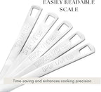 2 Pack Teaspoon Measuring Spoons, 1/4 tsp, 1/8 tsp, 1/16 tsp, 1/32 tsp, 1/64 tsp Mini Measuring Spoons Set, Stainless Steel Cooking Baking Tiny Measuring Spoon for Powders, Spices, Salt