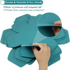 BYKITCHEN Pot Pan Protectors, Larger & Thicker Felt Pan Separators Pads, Set of 6 and 3 Different Sizes, Pot Protectors for Stacking and Protecting Your Cookware