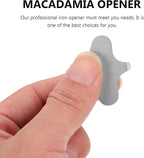Artibetter Macadamia Nut Opener and Iron Shell Splitter Tool 50pcs Set Sturdy Iron Pieces for Macadamia and Pecan Nuts Specialty Kitchen Gadget and Food Preparation