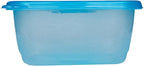 Glad GladWare FreezerWare Food Storage Containers with Lids, Large Rectangle BPA Free Plastic for Freezing Soups Meals and Batch Cooking, Crack Resistant, Microwave Dishwasher Safe, 64 Oz, 2 Ct - 6 Pk