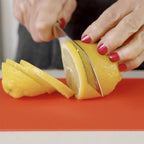 Simply Genius Plastic Cutting Boards - Flexible Color Coded Cutting Board Set - Textured Grip Odor-Resistant Dishwasher-Safe Chopping Mat - Pack of 4-8 in x 11 in - Multicolor