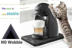 ARGOMAX Appliance Rolling Tray, Coffee Maker Slider, coffee pull out tray, sliding coffee maker tray, Suitable for coffee machines, air fryers and other appliances (10.3'' W × 15.3''D)