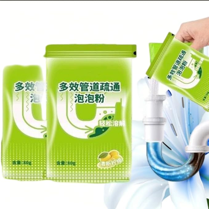 Kitchen Cooking Set 管道高速疏通活泡泡粉袋强力 Kitchen Cookware Set 下水道油污马桶疏通神器