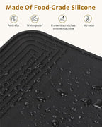Top Mat for Ninja Luxe Espresso Coffee Machine ES601 & ES701 – Protects Top Surface – Food-Grade Silicone - Grinder Access Unblocked - Waterproof, Heat-Resistant - Accessories for Ninja Luxe Cafe